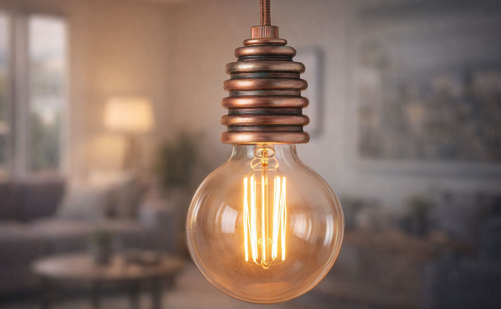 Douille de lampe E27 Amélia en laiton - format XL